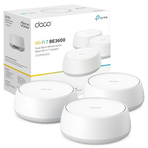 TP-Link Deco BE3600 (3-Pack) – Mesh Wi-Fi 7 de Doble Banda