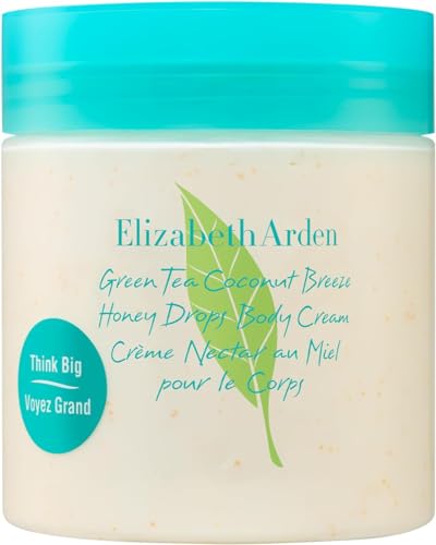 Elizabeth Arden - Green Tea Honey Drops, Crema Corporal con Gotas de Miel y Extracto de Té Verde, Revitaliza e Hidrata la Piel, Refresca y Alivia, Regenera la Piel más Seca, Coconut Breeze, 500 ml