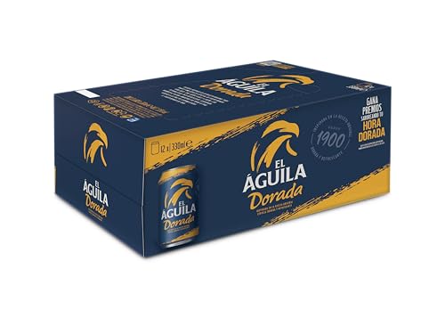 El Águila Dorada - Cerveza Lager Especial Pack Lata 12 x 33cl | Amazon España