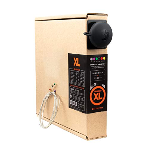 D'Addario EXL110-B25 Cuerdas de Guitarra Eléctrica Bobinadas en Níquel, Regular Light, 10-46, 25 Juegos