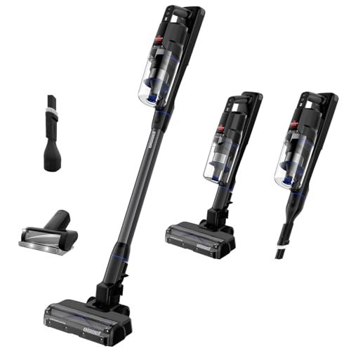 Bissell PowerClean FurGuard - Aspiradora Sin Cable 280W con Rodillo Autolimpieza y Batería Extraíble