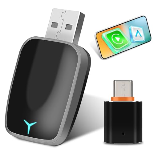 Adaptador Inalámbrico Carplay 2 en 1 para Android Auto y Carplay