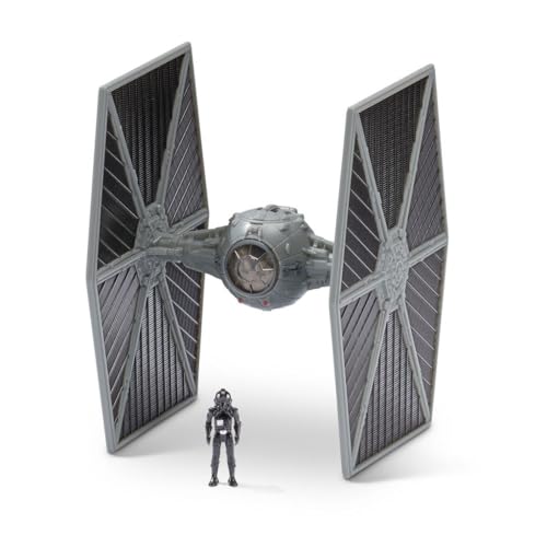 Bizak Star Wars Nave 8 cm Tie Fighter Gris, e Incluye 1 Figura (62610004)