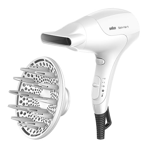 Braun HD385 - Satin Hair 3 Power Perfection Secador de Pelo con IonTec y Difusor, 2000 W
