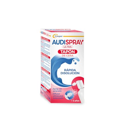 AUDISPRAY Ultra para eliminar y disolver el tapón de cerumen
