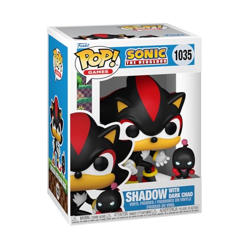 Funko Pop! & Buddy: Sonic - Shadow The Hedgehog with DChao - Figura de Vinilo Coleccionable