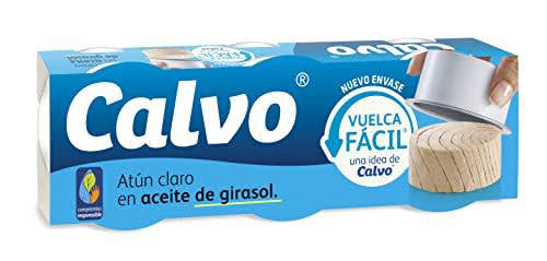 Calvo Atún Claro en Aceite de Girasol Pack3 x 65g