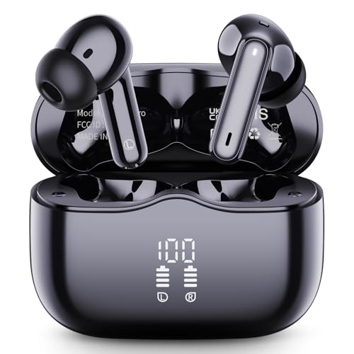 Auriculares Inalambricos Bluetooth, Auriculares Bluetooth 5.4 con 40H HiFi Estéreo Reducción de Rui
                                        ...