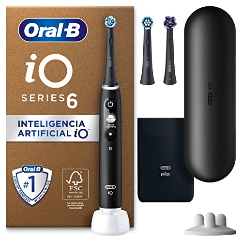 Oral-B iO 6 - Cepillo de dientes eléctrico con tecnología avanzada, 5 modos de cepillado y blanqueamiento dental