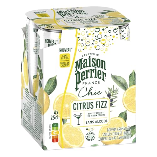 Maison Perrier Chic Citrus Fizz, 4 x 25 cl