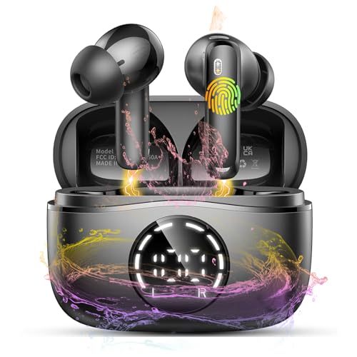 Auriculares Inalámbricos Bluetooth, Auriculares Bluetooth 5.4 HiFi Estéreo, 48H Cascos Inalambricos
                                        ...