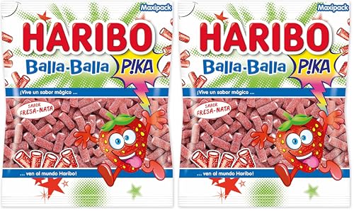 HARIBO BALLA BALLA FRESA PICA 1 x 1Kg (Paquete de 2)