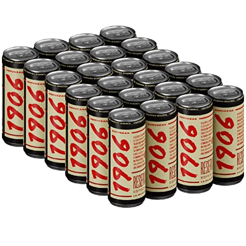 1906 Reserva Especial - Cerveza Lager Extra, Pack de 24 Latas x 33 cl