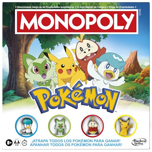 Juego de Mesa Monopoly Edición Pokémon - Versión en español Portugués