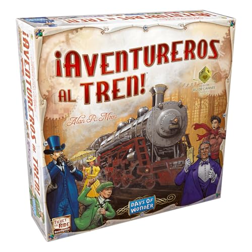 Days of Wonder | ¡Aventureros al Tren! | Juego de Estrategia de Trenes para Adultos y Familias
