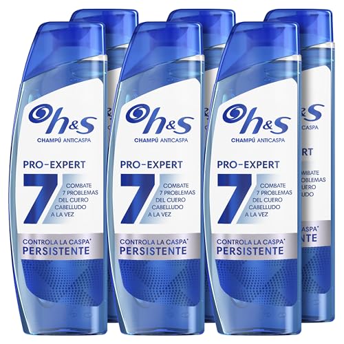 H&S Champú Anticaspa Pro-Expert 7 - Controla la Caspa Persistente 300ml | Combate 7 Problemas del Cuero Cabelludo