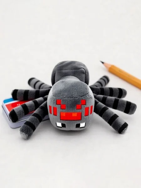 Juguete de Peluche de Araña de Dibujos Animados, Suave y Elástico, Juguete de Peluche para Bebés, Regalo de Cumpleaños y Festividades para Niños
