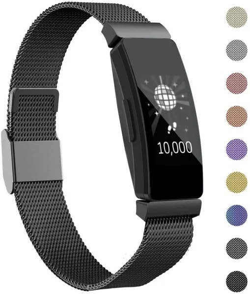 Correa de repuesto magnética de acero inoxidable para Fitbit Inspire HR/ace2, pulsera para Fitbit Inspire