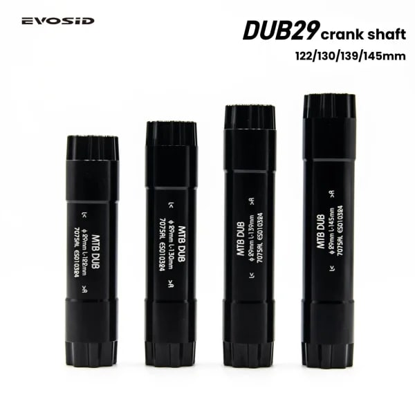 EVOSID DUB 29mm Eje AL7075 CNC 122mm/130mm/139mm/145mm para EVOSID DUB CRANKSET