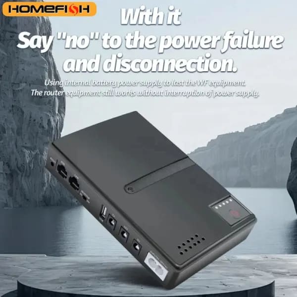 Sistema de Alimentación Ininterrumpida (UPS) AC220-265V 18W DC1018L 5V/9V/12V, Cargador de Respaldo para Router, Monitor Óptico, Teléfono