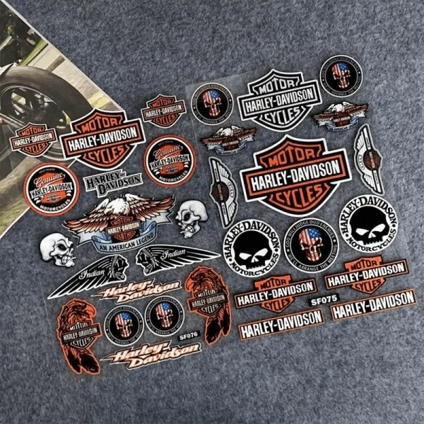 Pegatina de motocicleta, tanque de combustible de coche, casco, reflectante, pegatina de vinilo impermeable, accesorios