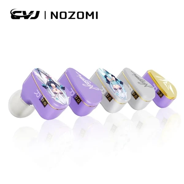 CVJ NOZOMI 2DD + 1PD nuevos auriculares intrauditivos planos boquilla de Panel intercambiable auriculares de 3 unidades para música y juegos