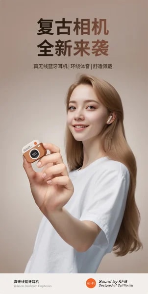 Audífonos Inalámbricos Q86 Bluetooth 5.3 con Pantalla LED Digital, 24 Horas de Duración, Auriculares HiFi para Juegos, Resistentes al Agua, Deportivos