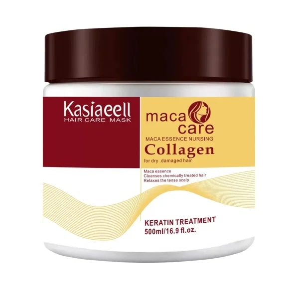 Tratamiento capilar de colágeno, reparación profunda, acondicionamiento, aceite de argán, esencia para cabello seco y dañado, 200ml/500ml