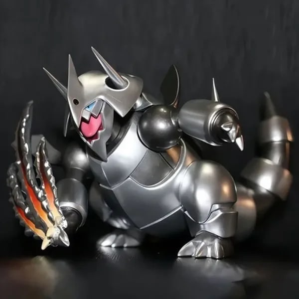 1/20 monstruos de bolsillo Mega Aggron Anime figura de acción modelo juguetes decoraciones coleccionables de escritorio regalos de cumpleaños para niños
