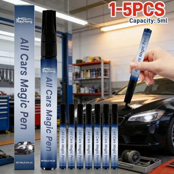 Bolígrafo mágico para todos los coches, eliminador de arañazos de coche, resistente al agua, reparación profesional, herramientas de cuidado y reparación, 5ml
