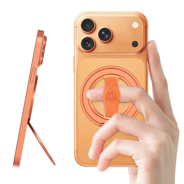 Anillo Magnético para Teléfono EWA, Compatible con MagSafe Grip [Superimán], Anillo Brillante para iPhone, Accesorios para Soporte de Teléfono