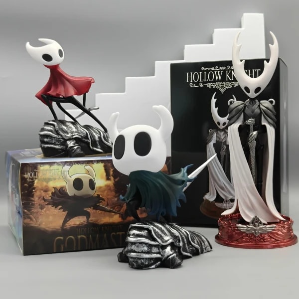 ¡CALIENTE!!! Hollow Knight Three Swordsmen juego Garage Kit modelos de escritorio chasis decoraciones exquisitas figuritas niños regalo de moda
