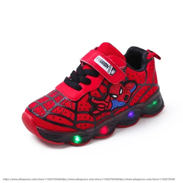 Zapatos luminosos para niños y niñas, zapatillas de deporte suaves con luz LED, zapatillas de tenis transpirables para bebés