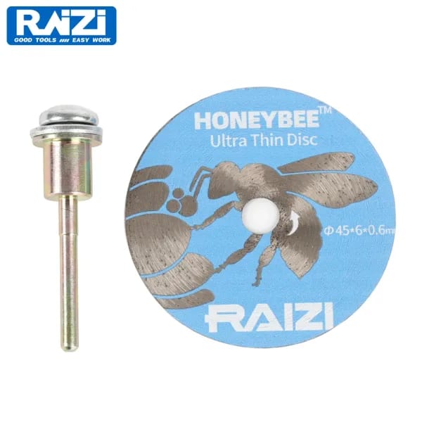 Raizi-Mini disco de corte de diamante ultrafino, abeja, 45mm, con vástago redondo extraíble, para corte preciso de azulejos de cerámica de porcelana