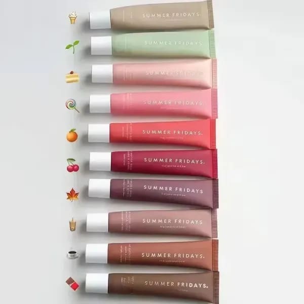 Bálsamo labial del viernes de verano, espejo hidratante, brillo de labios, rosa, guayaba, vainilla, pastel de café, olor, lápiz labial, maquillaje de aceite transparente