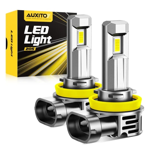 AUXITO 2 Piezas 30000LM H11 H8 Bombillas LED para Faros Delanteros 6500K Blanco Turbo 9005 HB3 LED Luz Alta y Baja H9 9006 HB4 9012 Luz para Vehículo 12V