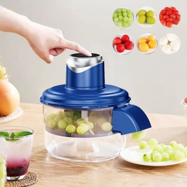 Pelador de frutas eléctrico automático, peladora multiusos para uvas, tomates cerezas y ajo, aparato de cocina inteligente
