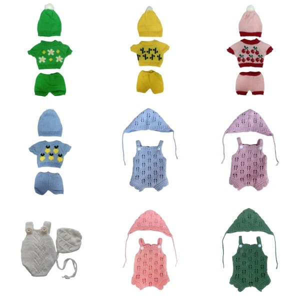 Accesorios de ropa para muñecas de 12-13 pulgadas, trajes de bebé de silicona para que los niños cambian sus trajes favoritos para muñecas de juguete de 12-13 pulgadas, 1 ud.