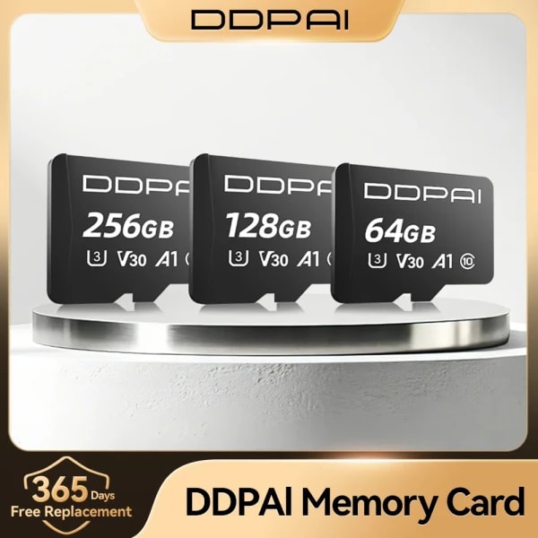 Tarjeta de Memoria para Cámara de Coche DDPAI, 64 GB, 128 GB, 256 GB, 512 GB, Clase 10, Alta Velocidad