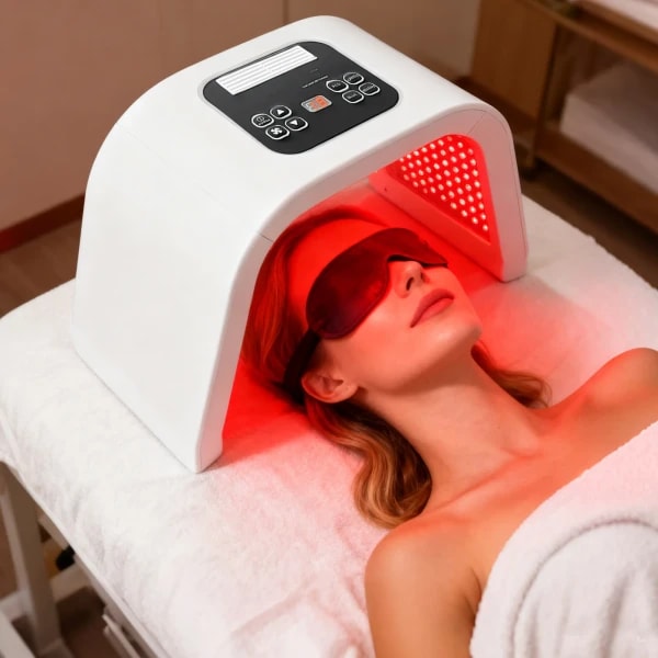 Máscara Facial LED de Terapia de Luz Fotónica PDT de 7 Colores, 287 LED, Máquina de Luz para el Cuidado de la Piel, Rejuvenecimiento Facial, Equipo de Belleza para Salón y Spa