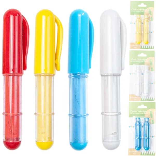 Lápices de tela borrables con tiza para marcar a medida, patrones de ropa, manualidades de retales, herramientas de costura sin cortes