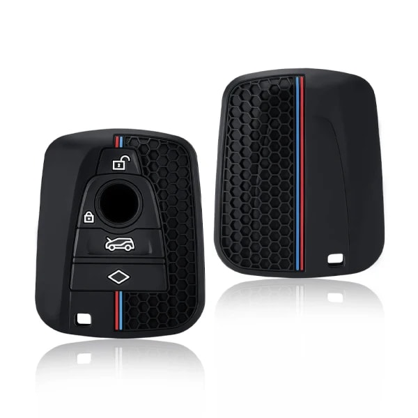 Nueva Funda Protectora para Llaves de Coche BMW Serie I3 I8 2014 2016 2017, Accesorios, Llavero, Soporte para Llaves, 4 Botones, Funda de Silicona para Llave Remota de Coche