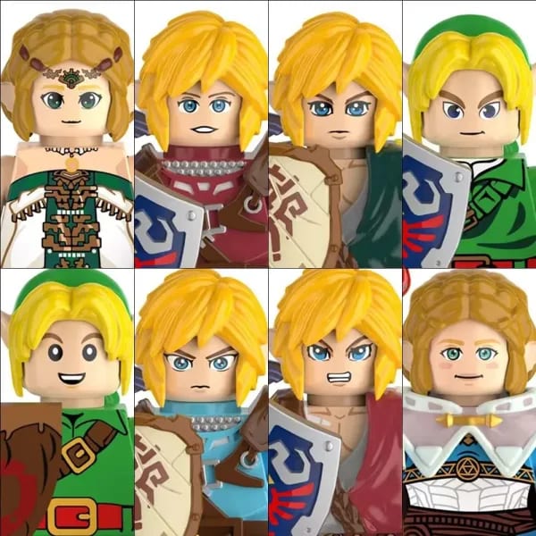 Bloques de Construcción de Juguete Educativo, Figura de Acción de Anime, Juego de Dibujos Animados, Caja Ciega, Mini Bloques de Ensamblaje, Modelo de Rompecabezas, Regalos