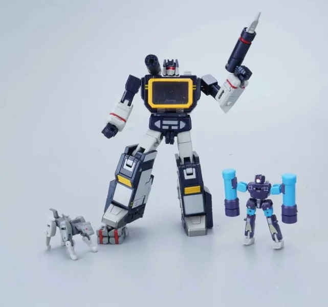 BMB Transformation SD01 SD-01 11cm KO Newage H21 Soundwave con cinta G1 figura de acción con caja