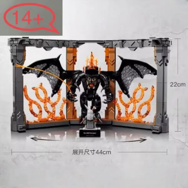 Nuevo 2026, 1201 Piezas, 10367, Balrogs, Librería, Decoración para Librería, Kit de Bloques de Construcción, Ladrillos Creativos, Sets de Exhibición para Adultos, Regalo de Cumpleaños