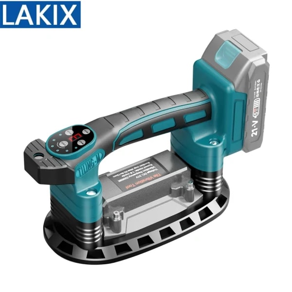 Máquina de colocación de azulejos de 9 velocidades, máquina niveladora de vibración de azulejos de 400KG, herramienta eléctrica de azulejos inalámbrica para batería Makita de 18V