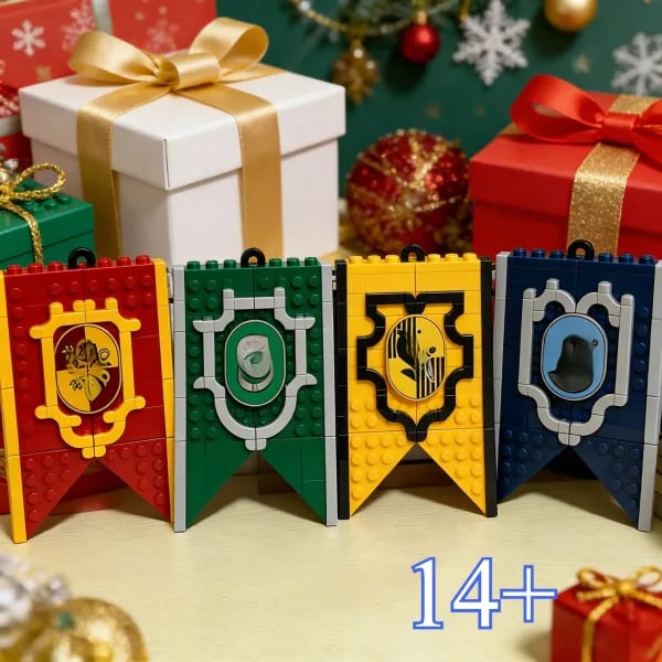 Traje de bloques de bandera de 4 Academy, juguetes coleccionables para adultos, regalos de cumpleaños y suministros mágicos para juegos de rol, juegos mágicos para adolescentes, 76411 76412.