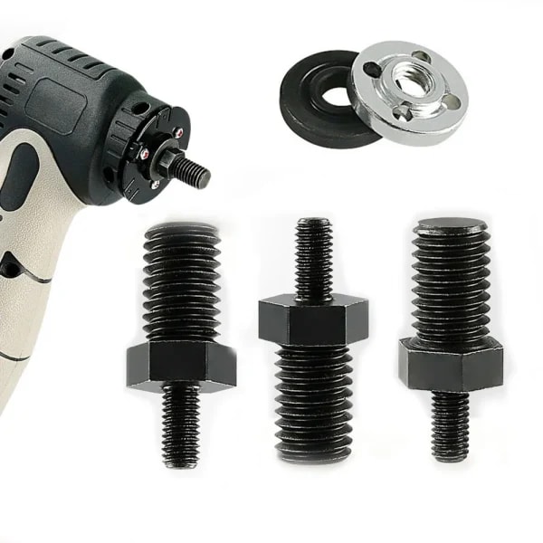 Varilla Adaptadora de Amoladora M5 a M10 para Mini Amoladora Angular con Placa de Presión para Taladro Eléctrico de 3 Pulgadas, Varilla de Conversión