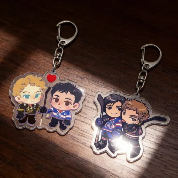 LLavero de renovación calentado de dibujos animados para bolsa de accesorios Chaim Shane Hollander Ilya Rozanov llaveros para amantes joyería regalos