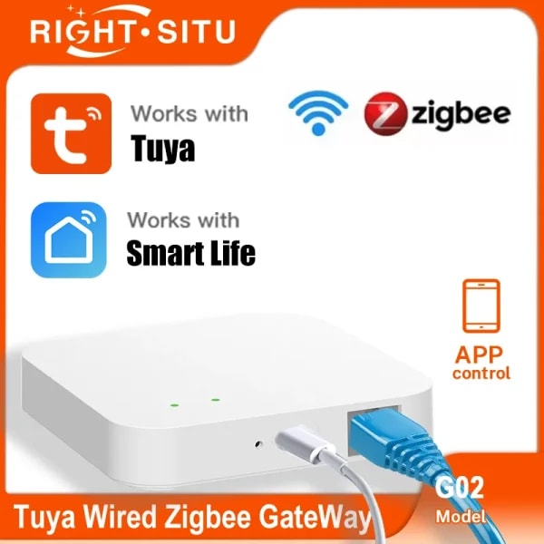 Puerta de Enlace Zigbee 3.0 con Cable, Centro de Control Zigbee